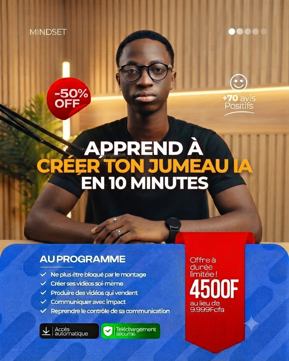 Coach présentant une formation pour créer son jumeau IA